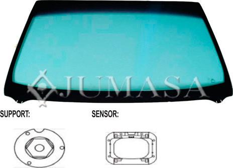 Jumasa V3301568 - Вітрове скло autocars.com.ua