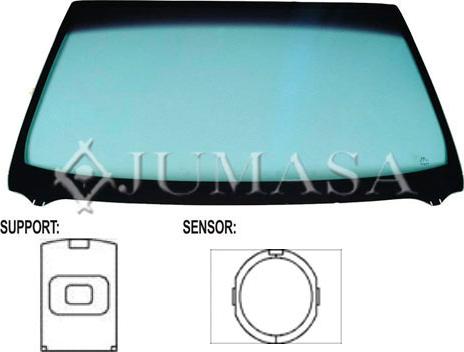 Jumasa V3304026 - Вітрове скло autocars.com.ua