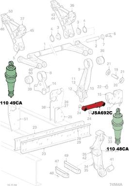 Juratek 11048CA - Кожух пневматической рессоры autodnr.net