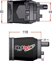 Juratek 21001C - Кожух пневматичної ресори autocars.com.ua