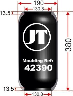 Juratek JAD42390 - Кожух пневматической рессоры avtokuzovplus.com.ua