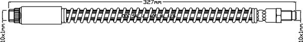 Juratek JBH1026 - Тормозной шланг avtokuzovplus.com.ua