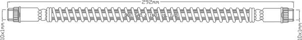 Juratek JBH1034 - Гальмівний шланг autocars.com.ua