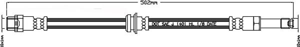 Juratek JBH1067 - Тормозной шланг avtokuzovplus.com.ua