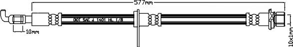 Juratek JBH1083L - Тормозной шланг avtokuzovplus.com.ua