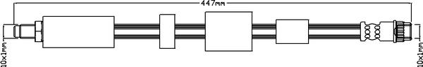 Juratek JBH1093 - Гальмівний шланг autocars.com.ua