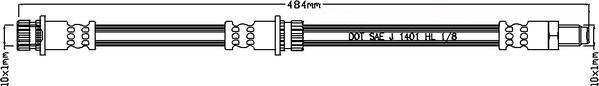 Juratek JBH1099 - Гальмівний шланг autocars.com.ua