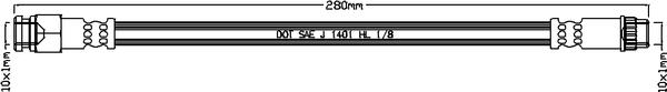 Juratek JBH1159 - Тормозной шланг avtokuzovplus.com.ua