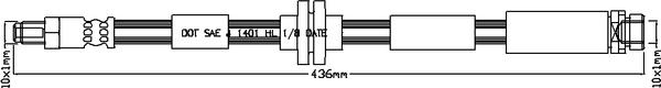 Juratek JBH1203 - Тормозной шланг avtokuzovplus.com.ua