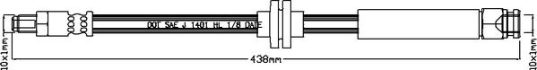 Juratek JBH1211 - Тормозной шланг autodnr.net