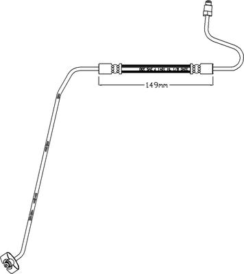 Juratek JBH1254R - Тормозной шланг avtokuzovplus.com.ua