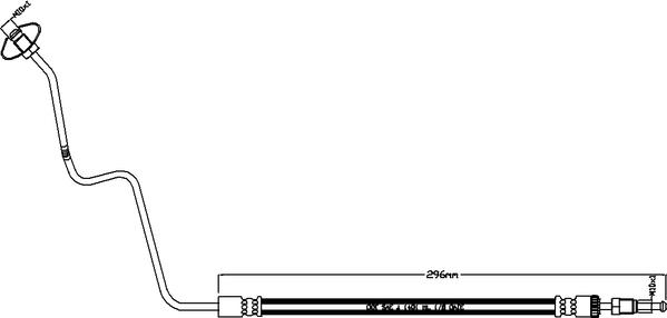 Juratek JBH1300 - Тормозной шланг avtokuzovplus.com.ua