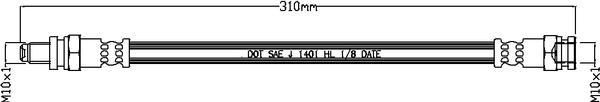 Juratek JBH1322 - Тормозной шланг autodnr.net