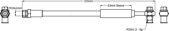 Juratek JBH1440 - Тормозной шланг avtokuzovplus.com.ua