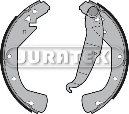 Juratek JBS1004 - Комплект гальм, барабанний механізм autocars.com.ua