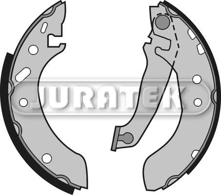Juratek JBS1016 - Комплект тормозных колодок, барабанные autodnr.net