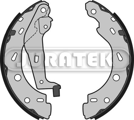 Juratek JBS1215 - Комплект тормозных колодок, барабанные autodnr.net