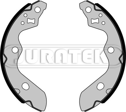 Juratek JBS1227 - Комплект тормозных колодок, барабанные avtokuzovplus.com.ua