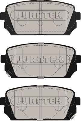 Juratek JCP029 - Тормозные колодки, дисковые, комплект autodnr.net