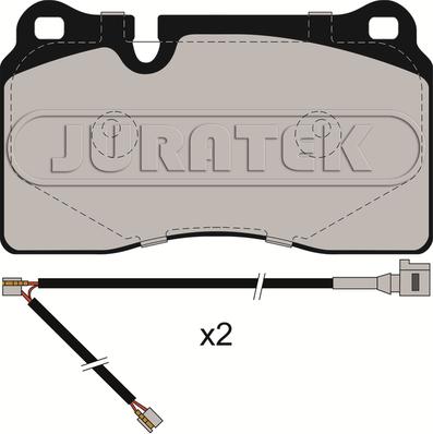 Juratek JCP062 - Тормозные колодки, дисковые, комплект avtokuzovplus.com.ua