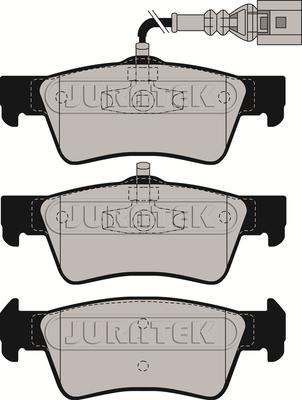 Juratek JCP063 - Тормозные колодки, дисковые, комплект avtokuzovplus.com.ua