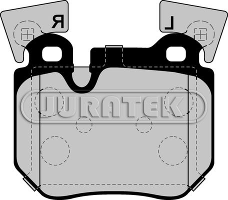 Juratek JCP071 - Гальмівні колодки, дискові гальма autocars.com.ua