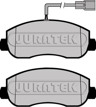 Juratek JCP073 - Тормозные колодки, дисковые, комплект avtokuzovplus.com.ua