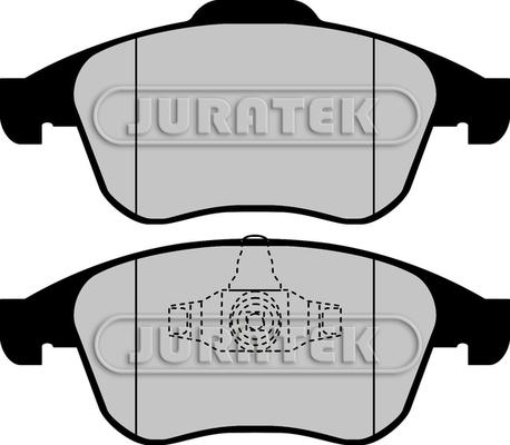 Juratek JCP076 - Гальмівні колодки, дискові гальма autocars.com.ua