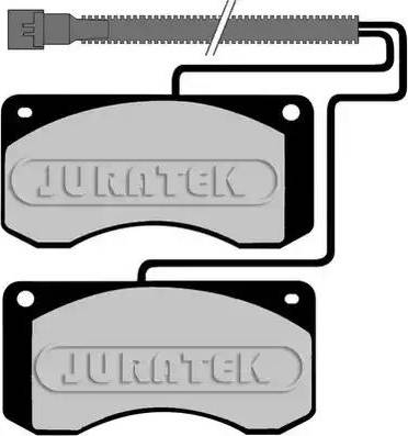 Juratek JCP1046 - Тормозные колодки, дисковые, комплект autodnr.net
