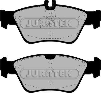Juratek JCP1049 - Тормозные колодки, дисковые, комплект autodnr.net
