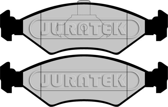 Juratek JCP1081 - Тормозные колодки, дисковые, комплект avtokuzovplus.com.ua