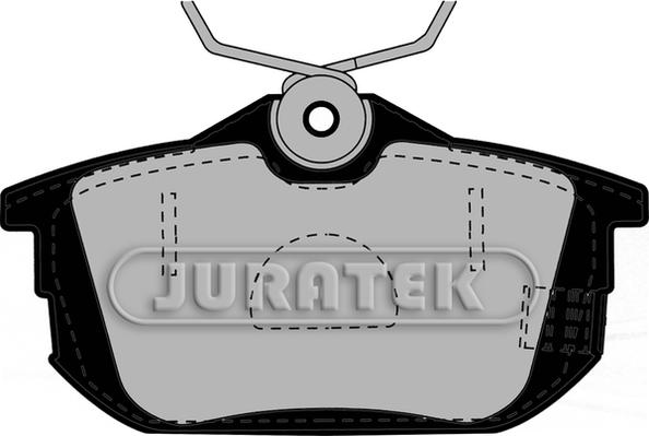 Juratek JCP1095 - Гальмівні колодки, дискові гальма autocars.com.ua