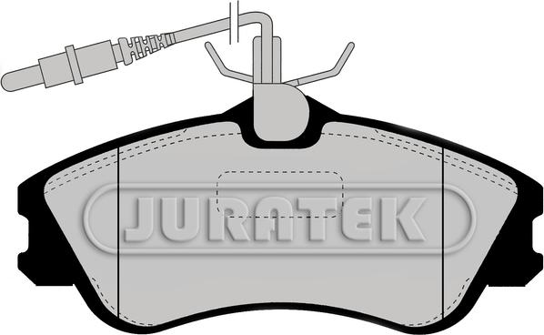 Juratek JCP1112 - Гальмівні колодки, дискові гальма autocars.com.ua