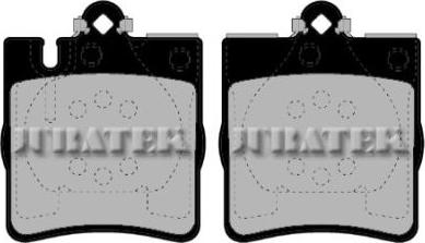 Juratek JCP1322 - Гальмівні колодки, дискові гальма autocars.com.ua