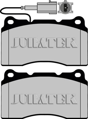 Juratek JCP1334 - Гальмівні колодки, дискові гальма autocars.com.ua