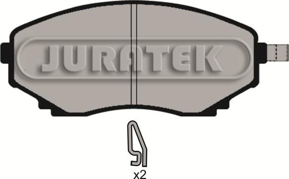 Juratek JCP1445 - Тормозные колодки, дисковые, комплект avtokuzovplus.com.ua