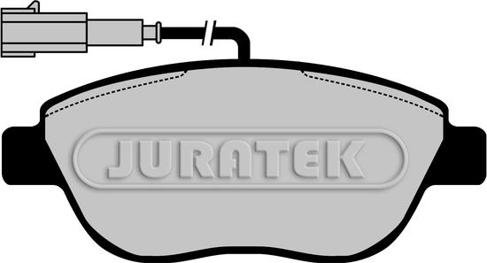 Juratek JCP1467 - Тормозные колодки, дисковые, комплект avtokuzovplus.com.ua