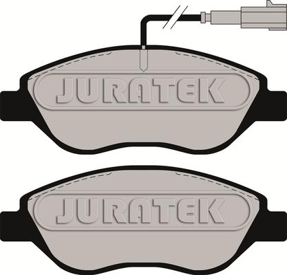 Juratek JCP1468 - Гальмівні колодки, дискові гальма autocars.com.ua