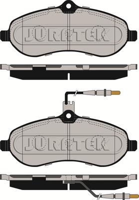 Juratek JCP149 - Гальмівні колодки, дискові гальма autocars.com.ua