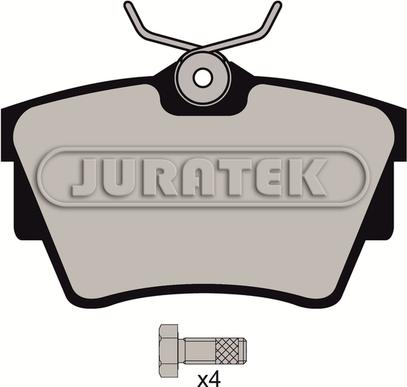 Juratek JCP1516 - Тормозные колодки, дисковые, комплект avtokuzovplus.com.ua