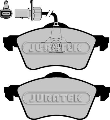 Juratek JCP1518 - Гальмівні колодки, дискові гальма autocars.com.ua