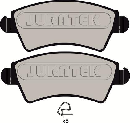Juratek JCP1599 - Гальмівні колодки, дискові гальма autocars.com.ua