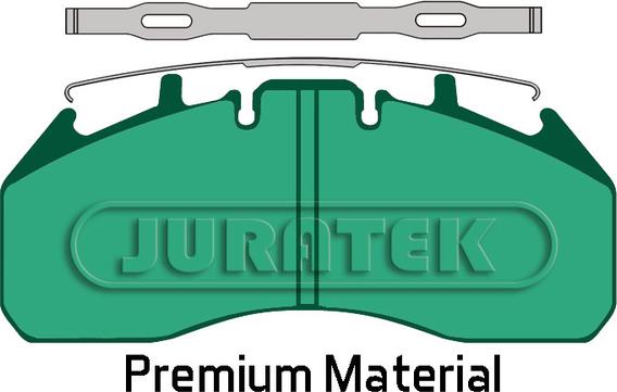 Juratek JCP2006 - Тормозные колодки, дисковые, комплект autodnr.net