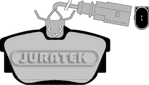 Juratek JCP201 - Тормозные колодки, дисковые, комплект avtokuzovplus.com.ua