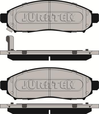 Juratek JCP235 - Тормозные колодки, дисковые, комплект avtokuzovplus.com.ua