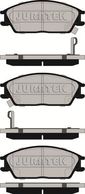 Juratek JCP435 - Гальмівні колодки, дискові гальма autocars.com.ua