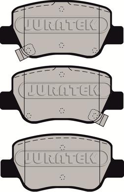 Juratek JCP4411 - Гальмівні колодки, дискові гальма autocars.com.ua