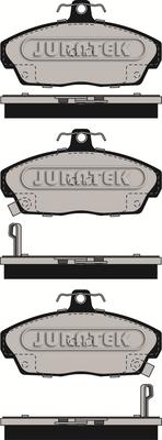 Juratek JCP613 - Тормозные колодки, дисковые, комплект avtokuzovplus.com.ua