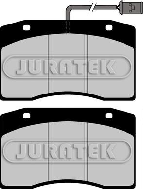 Juratek JCP801 - Тормозные колодки, дисковые, комплект avtokuzovplus.com.ua