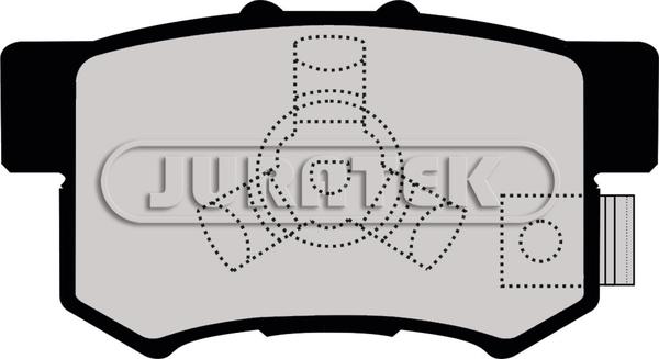 Juratek JCP8038 - Тормозные колодки, дисковые, комплект avtokuzovplus.com.ua